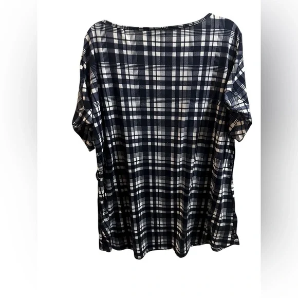 Fervour plaid tunic top size 2X - Picture 4 of 4